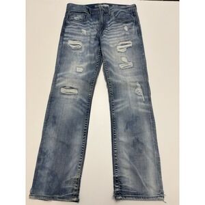 Men's BKE Denim Jake Straight Light Wash Jeans Size 36L
